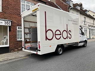 Our local delivery service means your bed can arrive quickly and safely